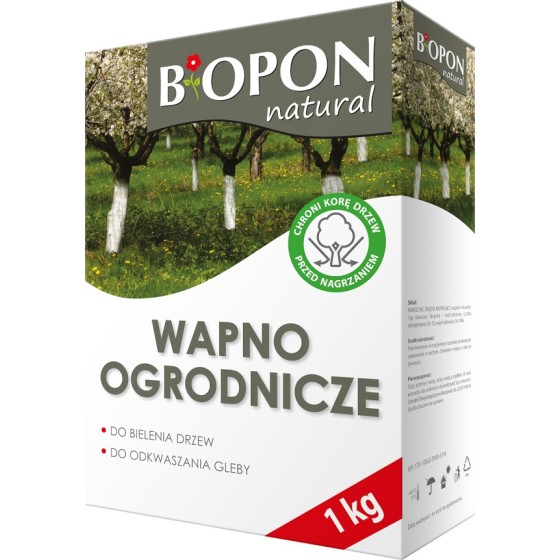 WAPNO - OGRODNICZE DO BIELENIA I ODKWASZANIA GLEBY, 1 KG 