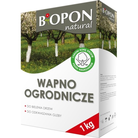 WAPNO - OGRODNICZE DO BIELENIA I ODKWASZANIA GLEBY, 1 KG 