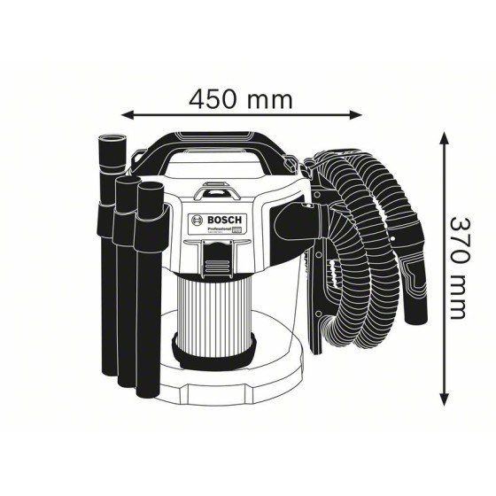 ODKURZACZ AKUMULATOROWY GAS 18V-10 L 