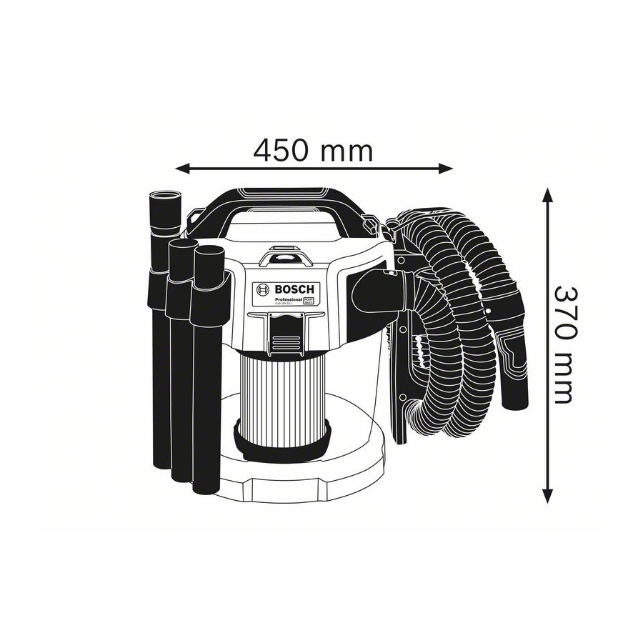 ODKURZACZ AKUMULATOROWY GAS 18V-10 L 