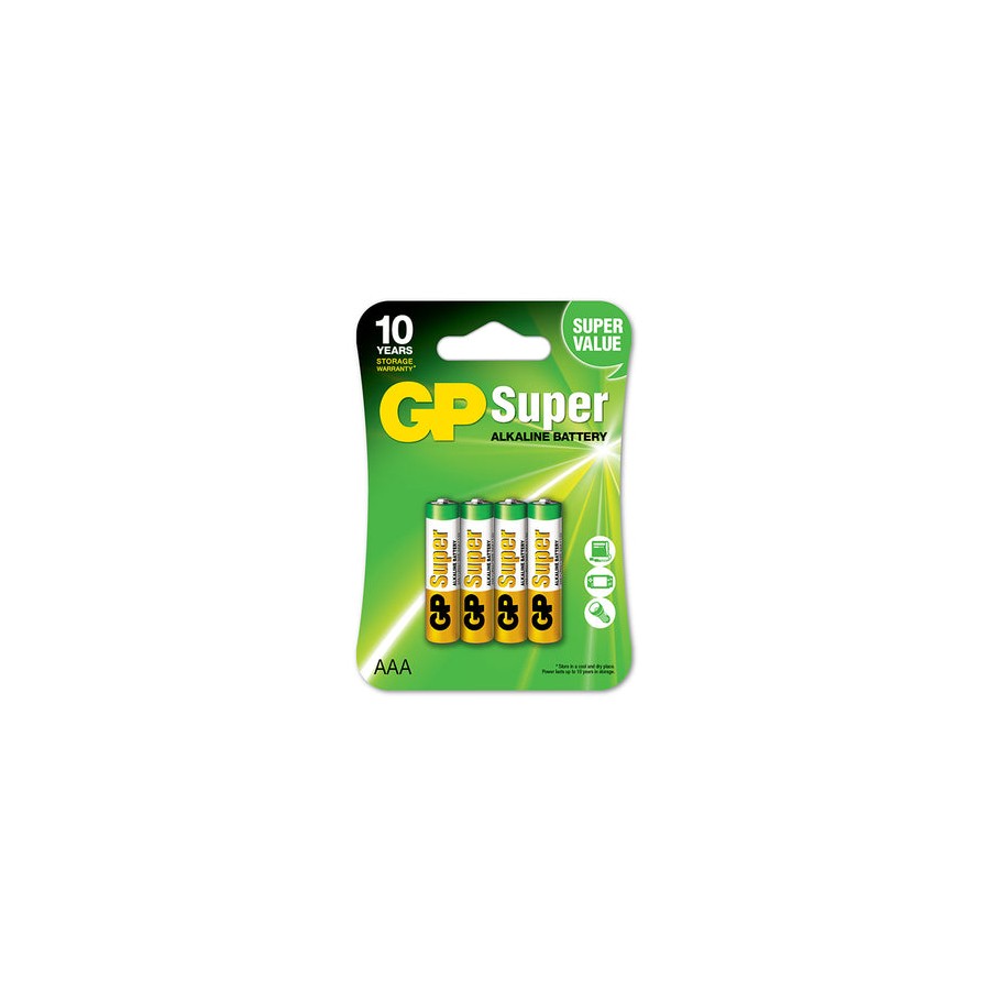 BATERIA SUPER ALKALINE AAA 1.5V 4 SZTUK 