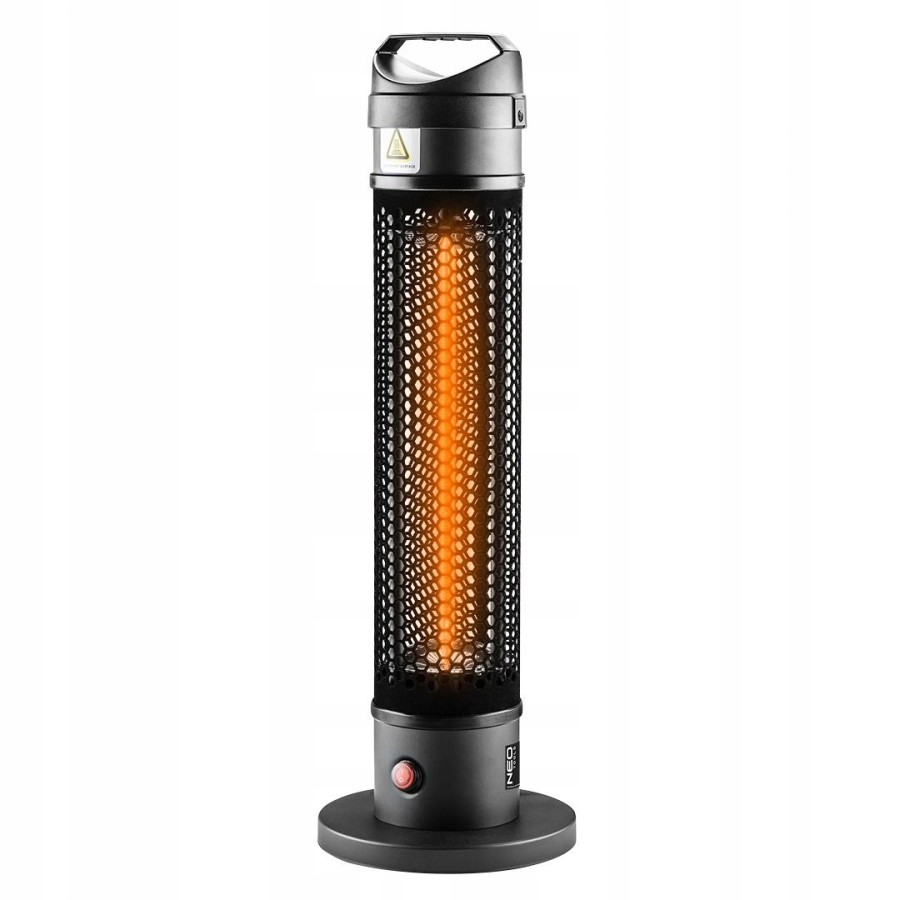 PROMIENNIK STOJĄCY 1000W, IP44, ELEMENT GRZEJNY CARBON FIBER - 90-035.