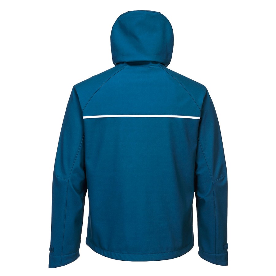 KURTKA SOFTSHELL DX474 NIEBIESKI ROZMIAR L 