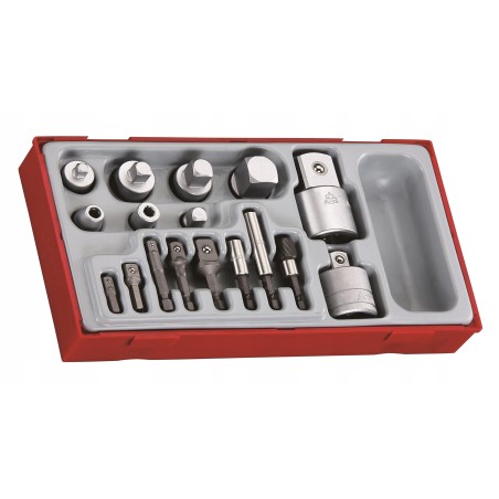 ZESTAW ŁĄCZNIKÓW POŚREDNICH TENG TOOLS TTADP17,17 ELEMENTÓW - 185800109.