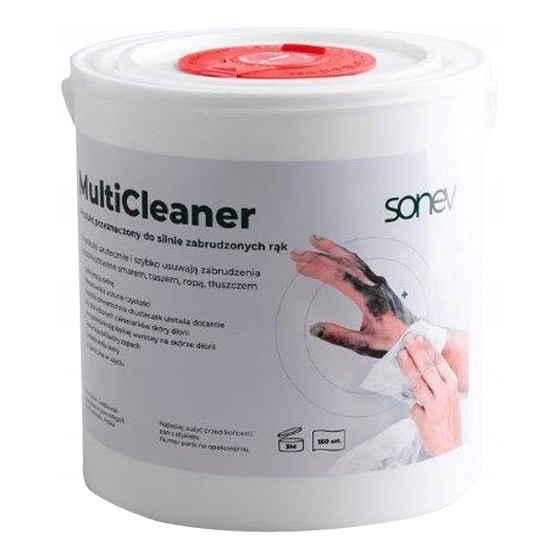 ŚCIERECZKI SONEX MULTI CLEANER, WIADERKO 150 LISTKÓW - CZY SO 8025.