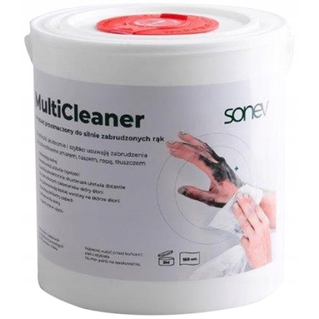 ŚCIERECZKI SONEX MULTI CLEANER, WIADERKO 150 LISTKÓW - CZY SO 8025.