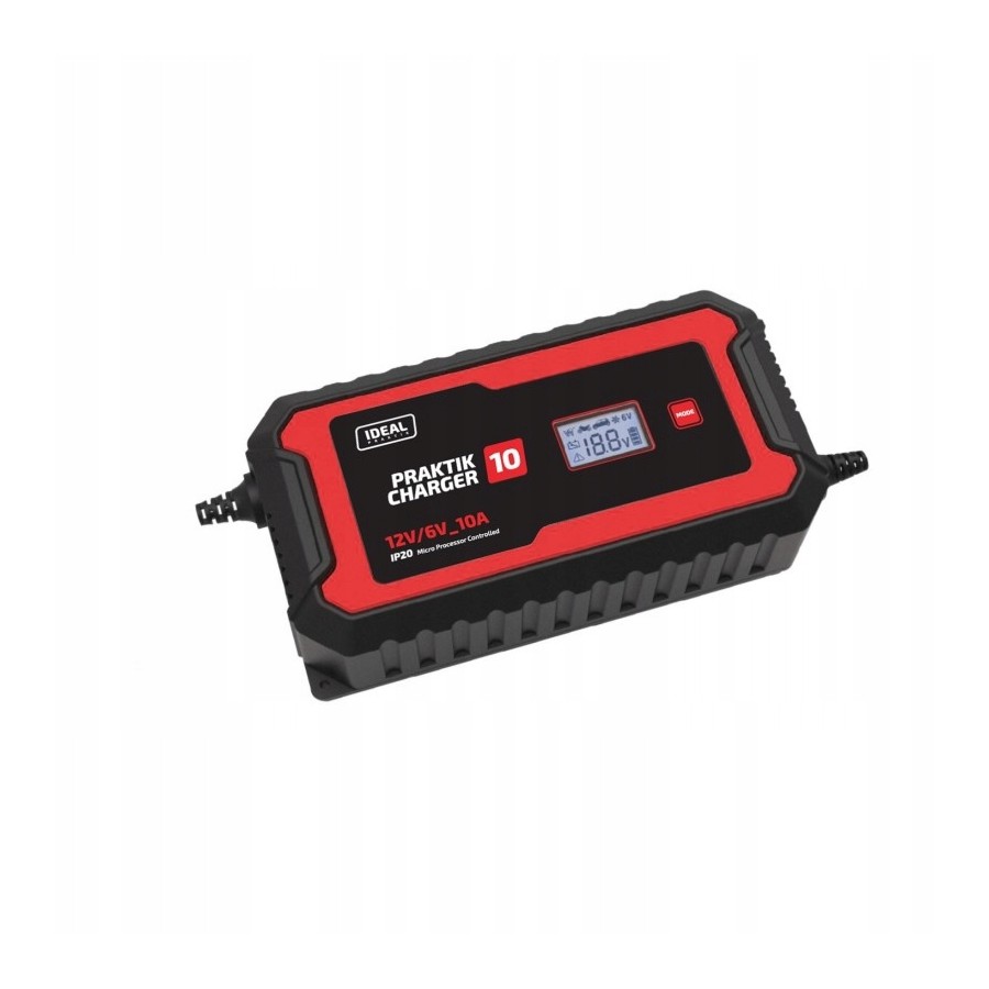 PROSTOWNIK INTELIGENTNY PRAKTIK CHARGER 4 LCD 6/12V - PCHARGE4V2.