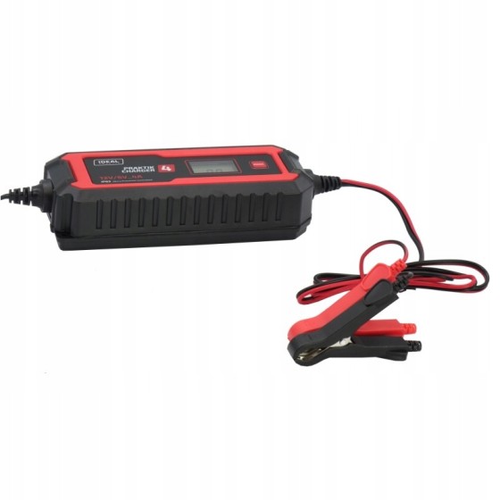 PROSTOWNIK INTELIGENTNY PRAKTIK CHARGER 4 LCD 6/12V - PCHARGE4V2.