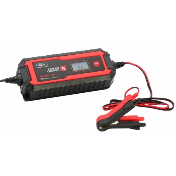 PROSTOWNIK INTELIGENTNY PRAKTIK CHARGER 4 LCD 6/12V - PCHARGE4V2.