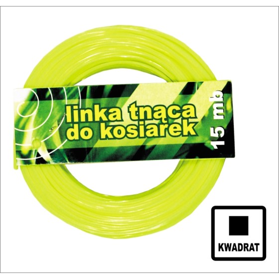 ŻYŁKA DO WYKASZARKI KWADRAT 3.0MM 15M 