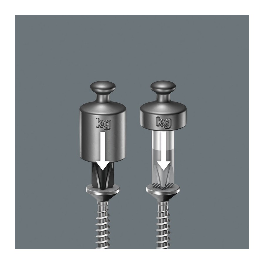 ZESTAW WKRĘTAKÓW KRAFTFORM LASERTIP + WIESZAK, 6CZ - 05105656001.