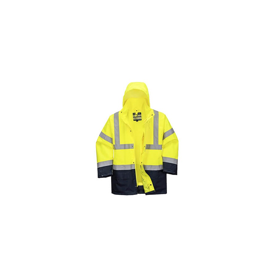 KURTKA OSTRZEGAWCZA OCIEPLANA S766YNR HI-VIS 5W1 XXXXXL 