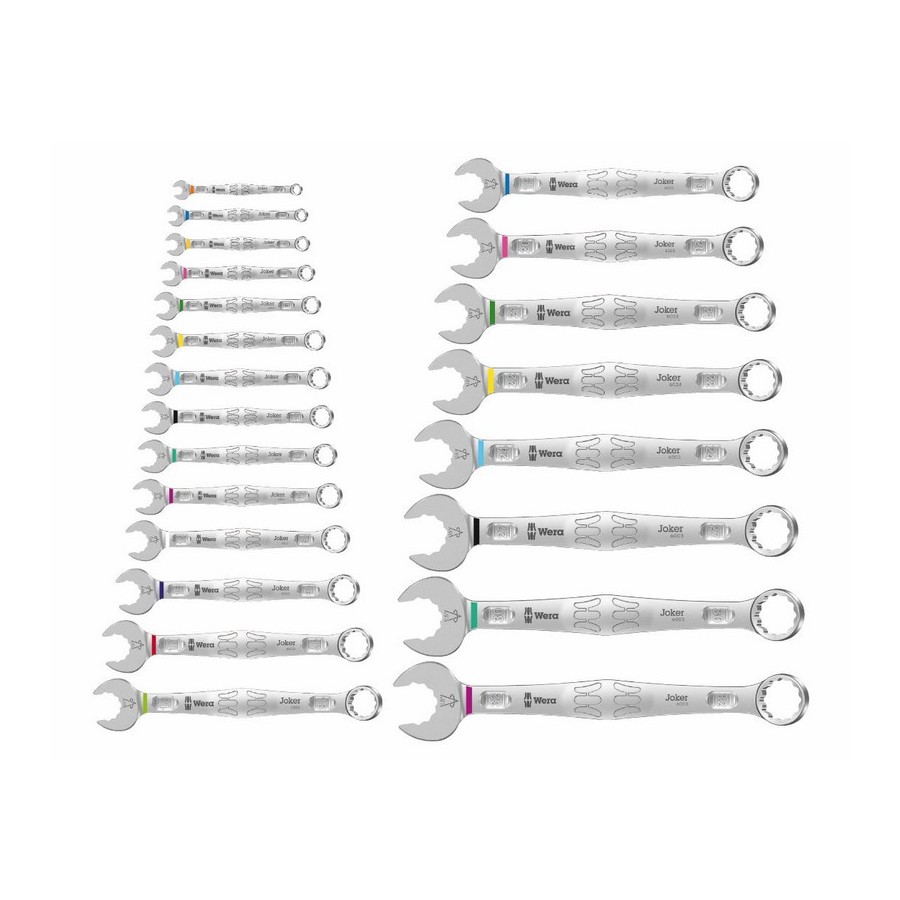 ZESTAW KLUCZY PŁASKO-OCZKOWYCH 6003 JOKER 22 SET 1, 22SZT. 