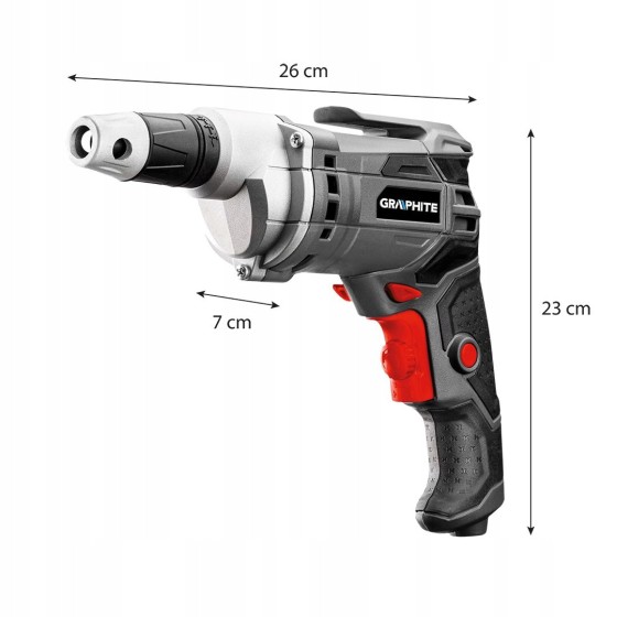 WIERTARKO-WKRĘTARKA SIECIOWA 520W, WALIZKA - 58G794.