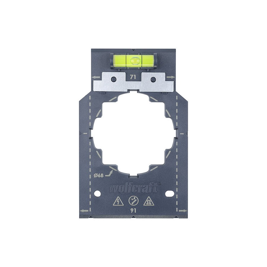 SZABLON DO MONTAŻU GNIAZDEK I WŁĄCZNIKÓW ELEKTRYCZNYCH - WF5975000.