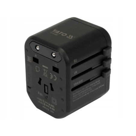 ADAPTER PODRÓŻNY UNIW. USB, USB-C 18W - YT-81300.