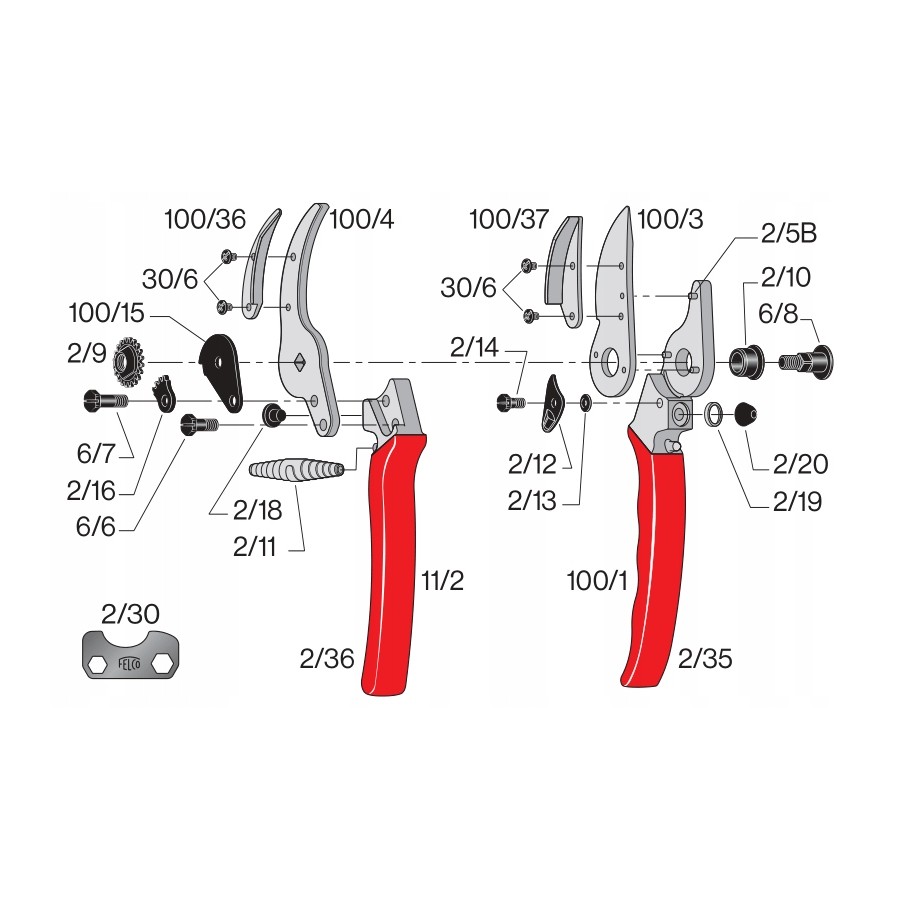 SEKATOR DO ZBIERANIA RÓŻ ORAZ KWIATÓW - FELCO 100.