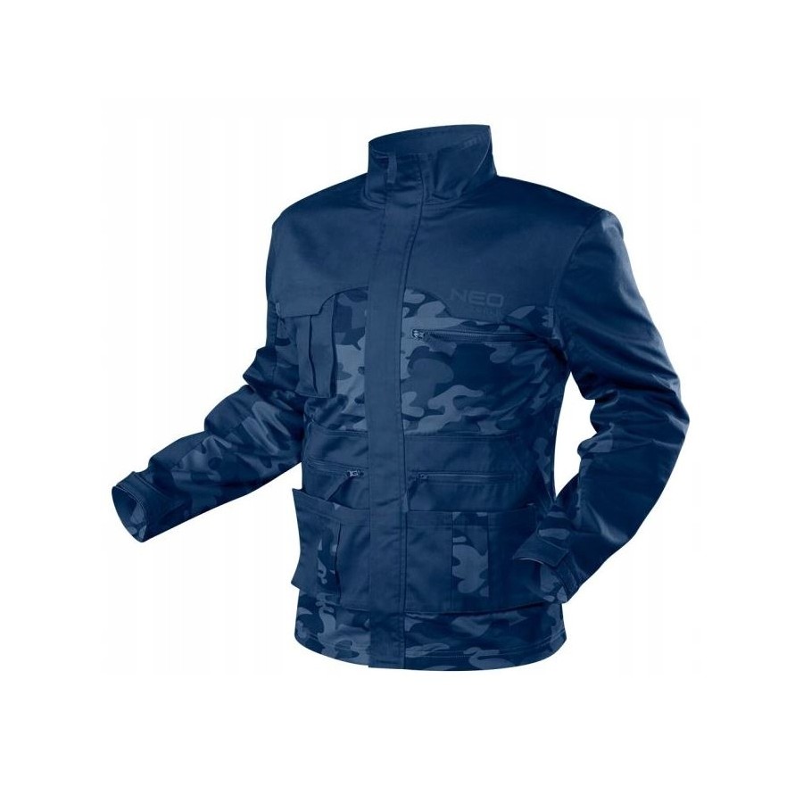 BLUZA ROBOCZA CAMO NAVY, ROZMIAR S - 81-213-S.