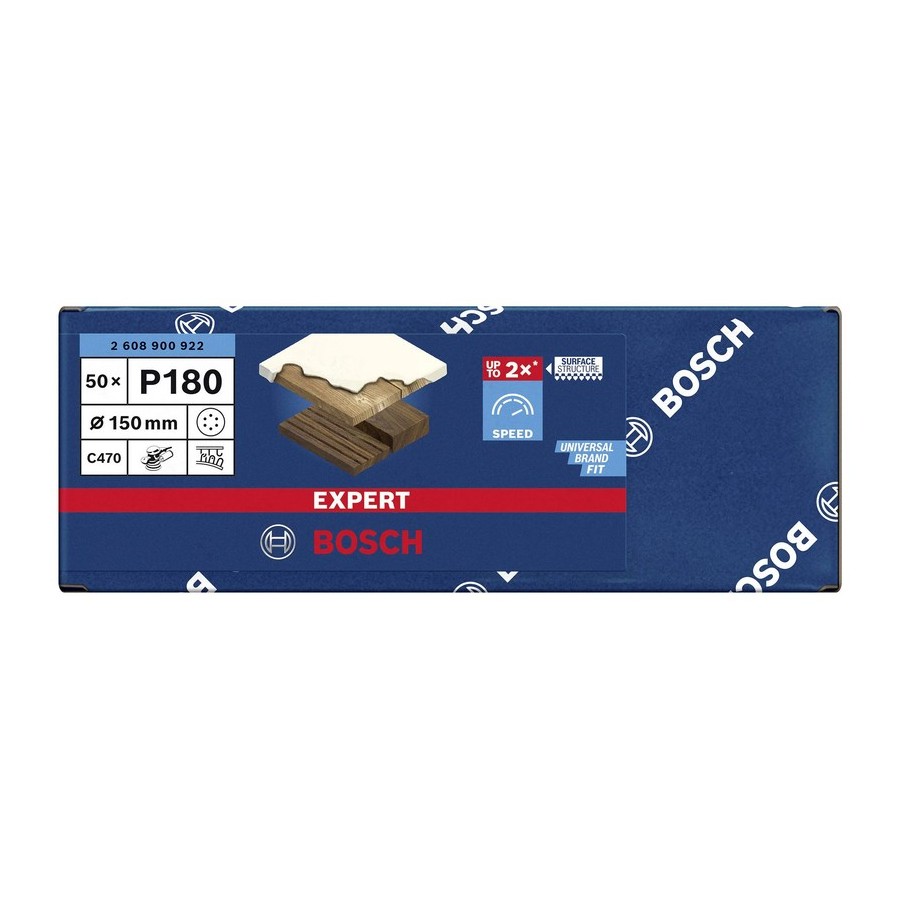 KRĄŻEK ŚCIERNY EXPERT EXC470 150MM P180 6OTW. 