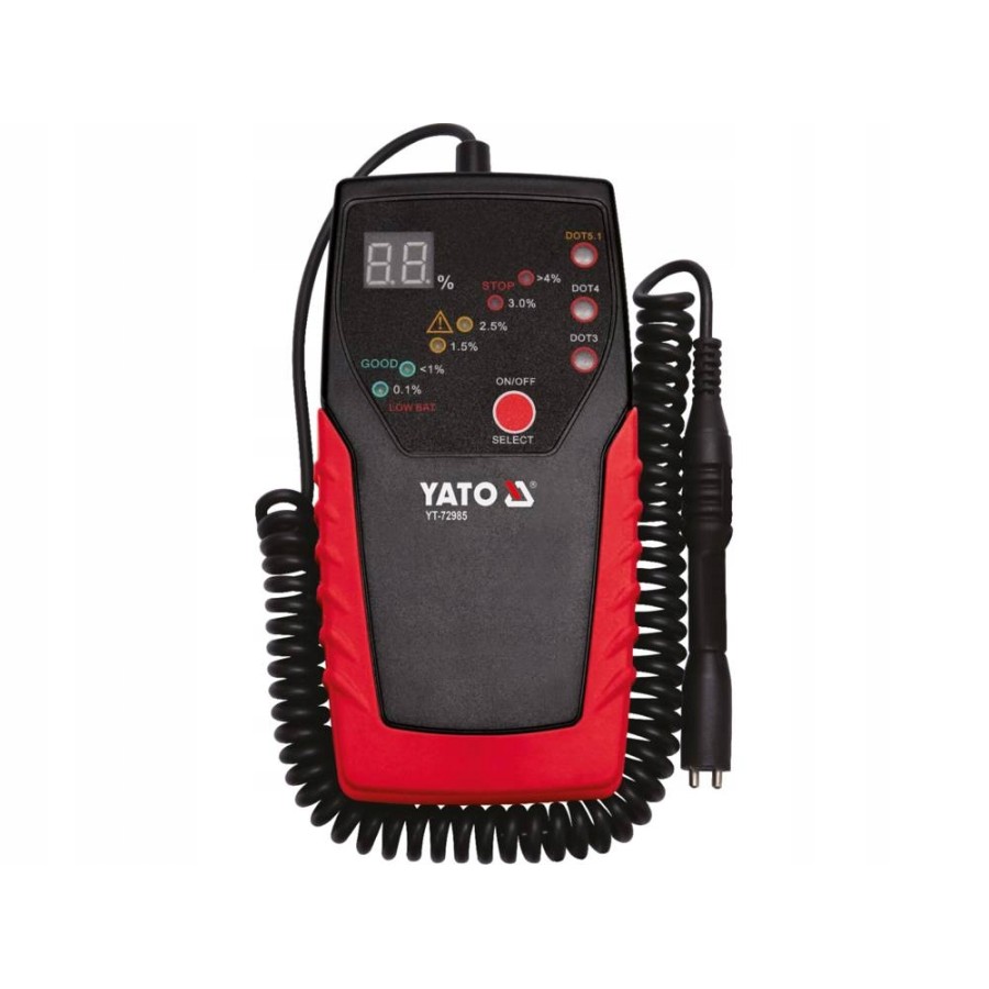 TESTER DO PŁYNU HAMULCOWEGO ELEKTRONICZNY WYŚWIETLACZ - YT-72985.