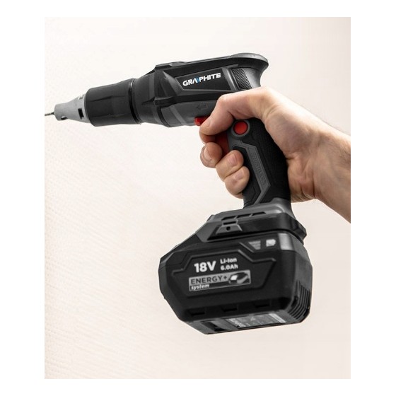 WKRĘTARKA AKUM. BEZSZCZ.1/4''DO PŁYT G/K ENERGY+ 18V BEZ AKU - 58GE111.