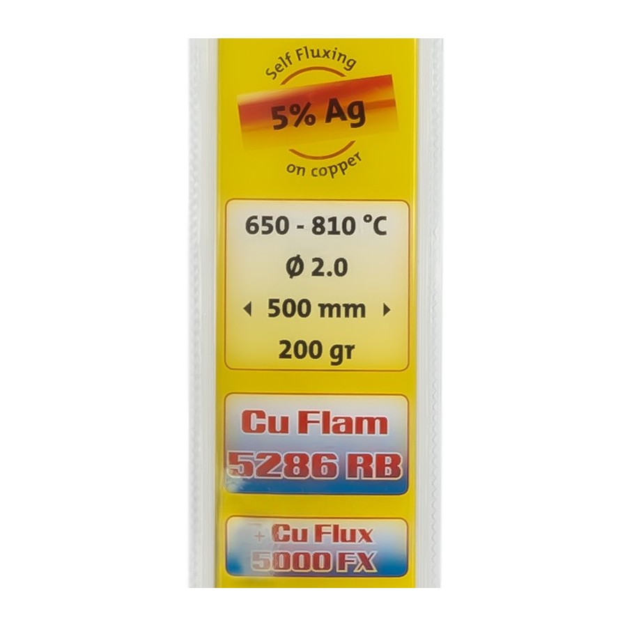 LUT TWARDY CU FLAM RB 5286 CUP 5% AG - 500*2MM 200G - 754815.