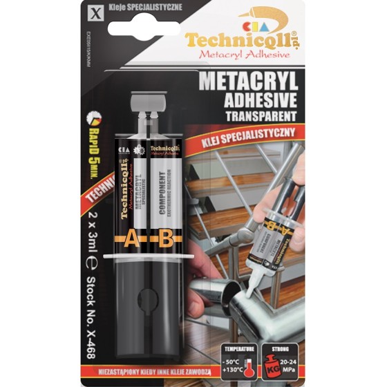 KLEJ METAKRYLOWY 2*3ML 