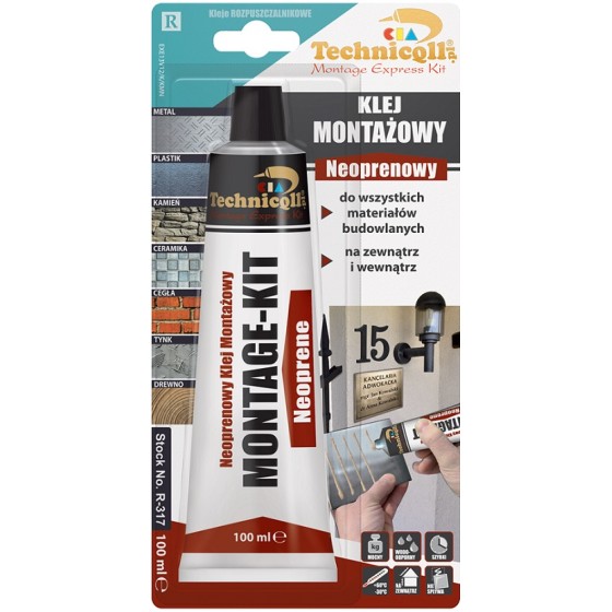 KLEJ MONTAŻOWY NEOPRENOWY 100ML 