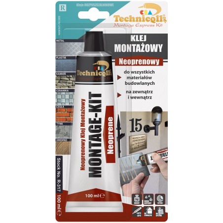 KLEJ MONTAŻOWY NEOPRENOWY 100ML 