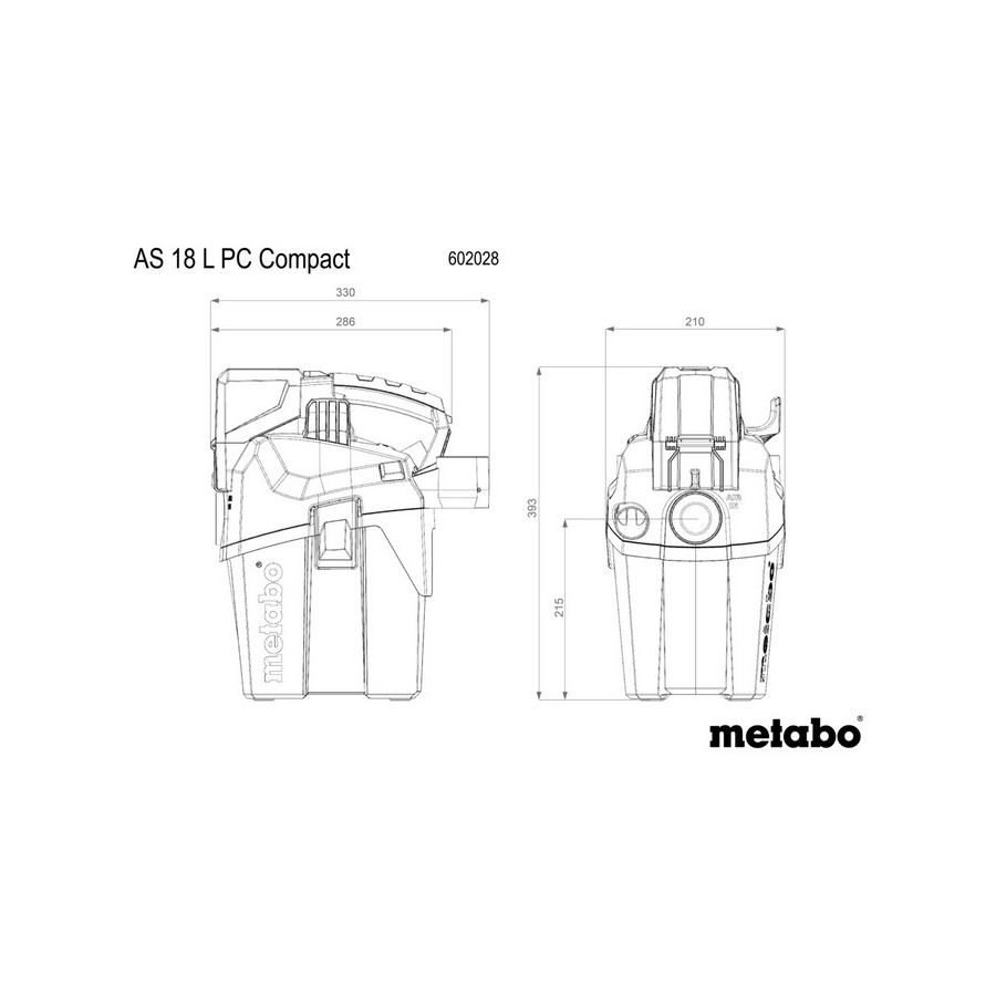 ODKURZACZ AKUMULATOROWY AS 18 L PC COMPACT - 602028850.