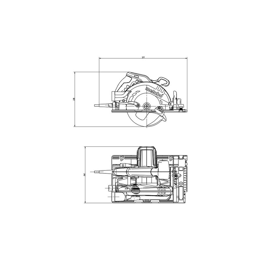 PILARKA TARCZOWA KS 55 FS 1200W - 600955000.