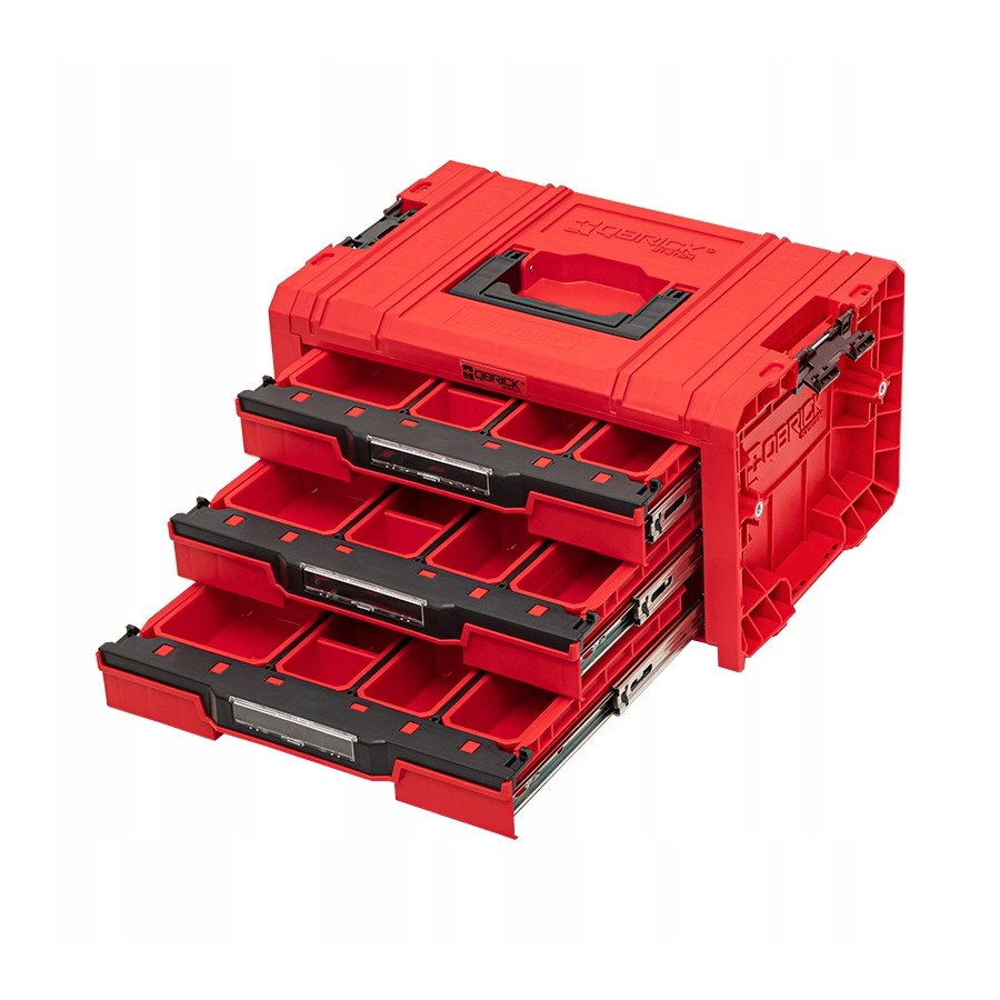 SKRZYNKA NARZĘDZIOWA QBRICK PRO DRAWER 3 TOOLBOX 2.0EXP.RED - SKRQPROD3E2CCZEPG01.