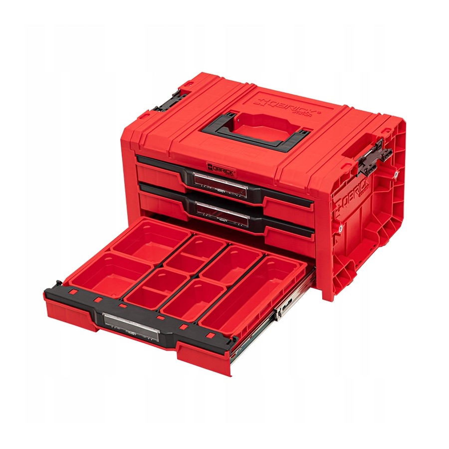 SKRZYNKA NARZĘDZIOWA QBRICK PRO DRAWER 3 TOOLBOX 2.0EXP.RED - SKRQPROD3E2CCZEPG01.