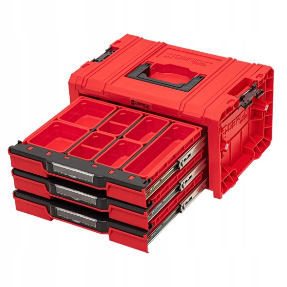 SKRZYNKA NARZĘDZIOWA QBRICK PRO DRAWER 3 TOOLBOX 2.0EXP.RED - SKRQPROD3E2CCZEPG01.