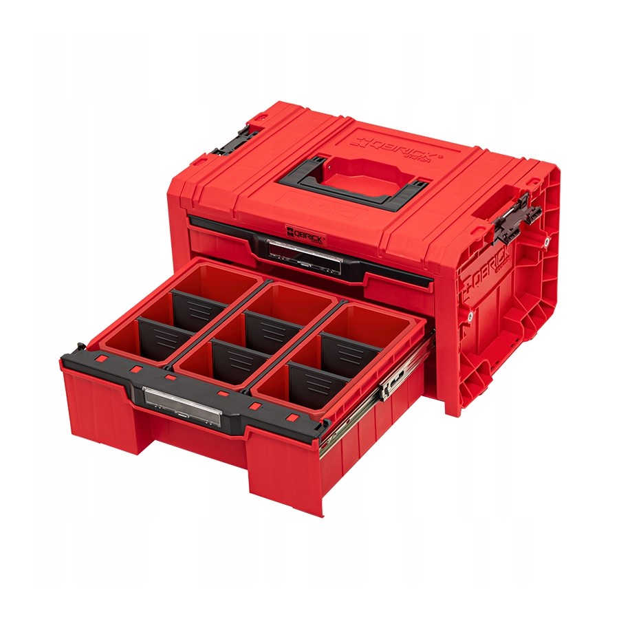 SKRZYNKA NARZĘDZIOWA QBRICK PRO DRAWER 2 TOOLBOX 2.0EXP.RED - SKRQPROD2E2CCZEPG01.