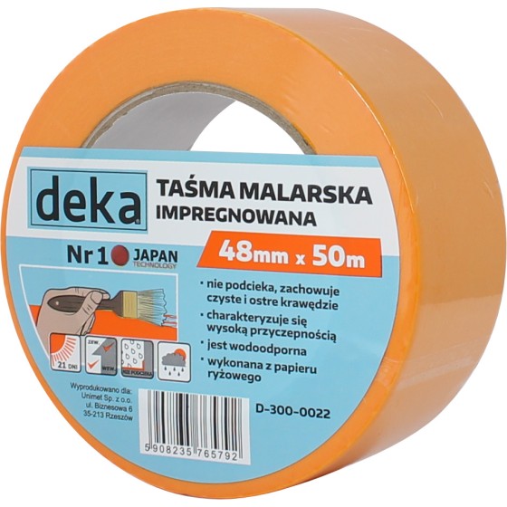 TAŚMA RYŻOWA MALARSKA IMPREGNOWANA 48MM*50M 