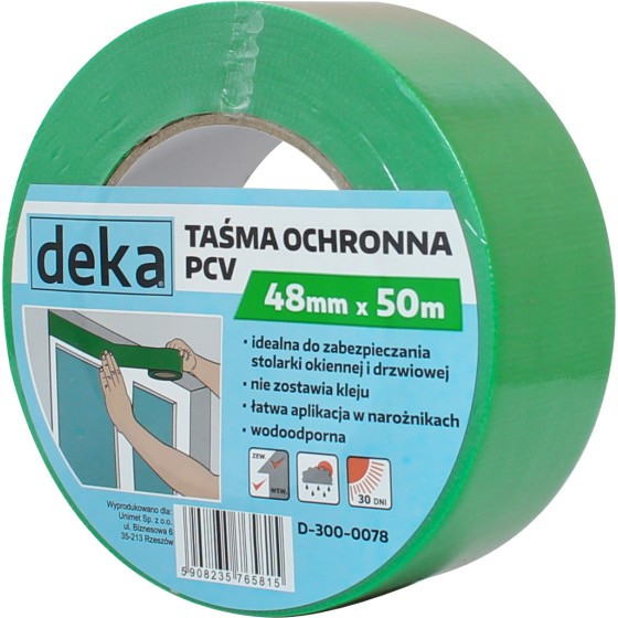 TAŚMA OCHRONNA PCV DO STOLARKI 48MM*50M 