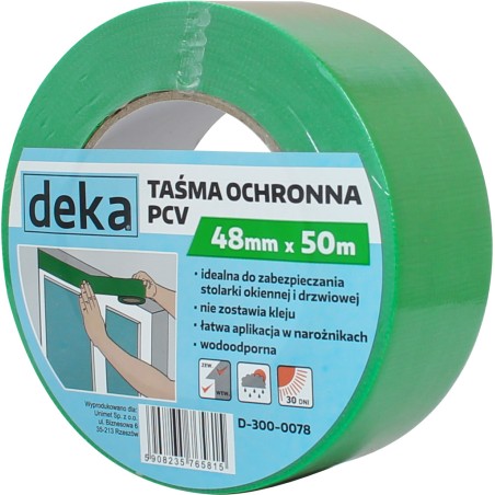 TAŚMA OCHRONNA PCV DO STOLARKI 48MM*50M 