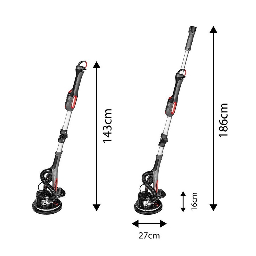 SZLIFIERKA DO GIPSU 800W , 225MM/215 MM, LED - 59G265.