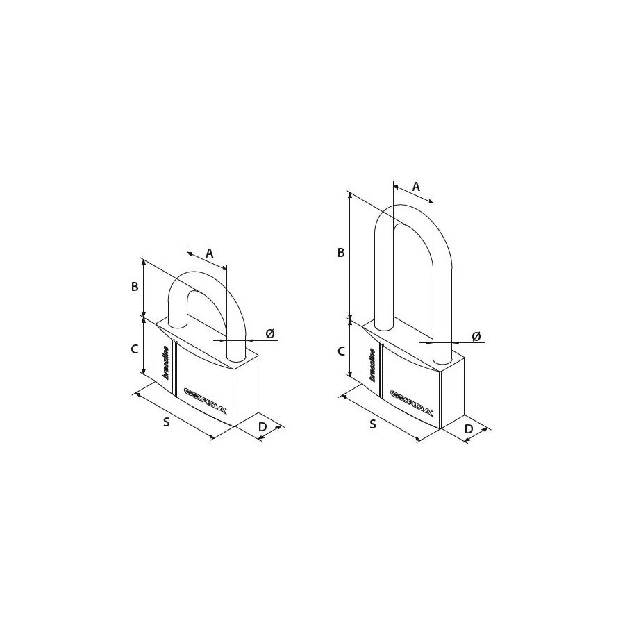 ZESTAW 2-TWINS KŁÓDEK MOSIĘŻNYCH BRASS LINE KMZ S40, BLISTER