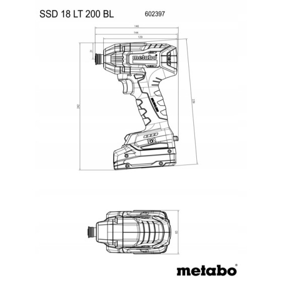 ZESTAW COMBO 18V BS 18 LT BL + SSD 18 LT 200 BL 2*5.2AH - 685196000.