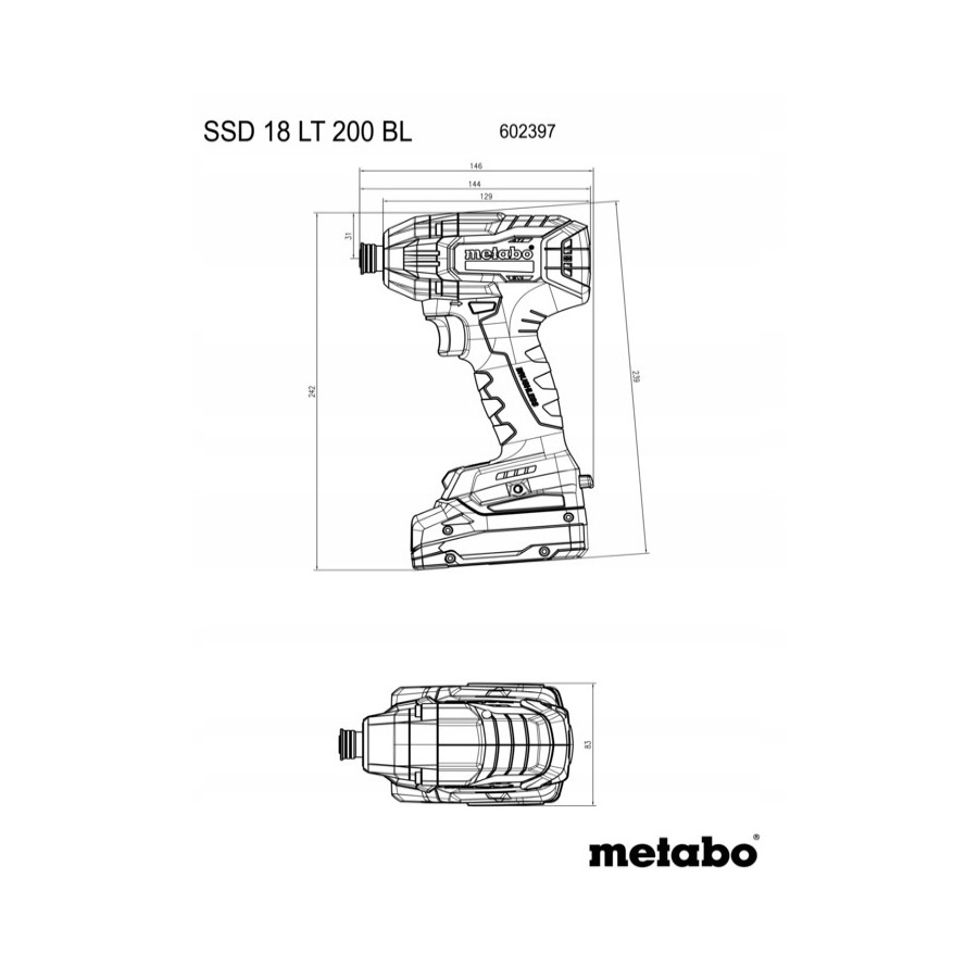 ZESTAW COMBO 18V BS 18 LT BL + SSD 18 LT 200 BL 2*5.2AH - 685196000.