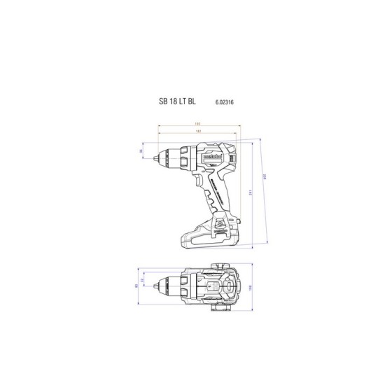 ZESTAW COMBO 18V SB 18 LT BL + SSD 18 LT 200 BL 2*5.2AH 