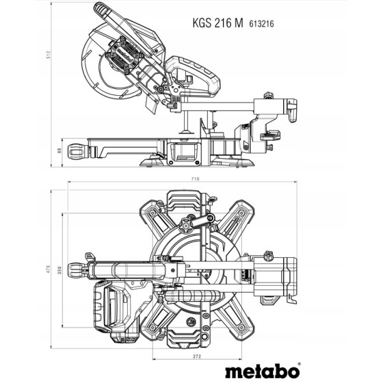 UKOŚNICA KGS 216 M - 613216000.