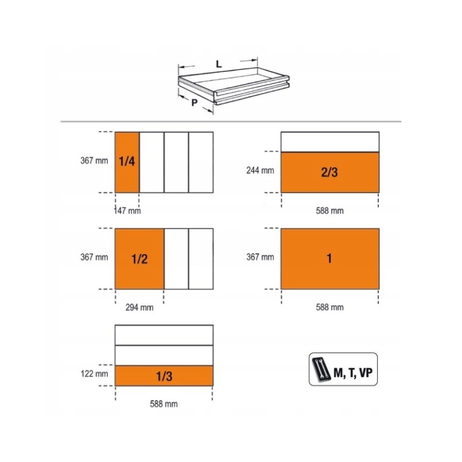 WÓZEK NARZĘDZIOWY Z 7 SZUFLADAMI CZARNY RSC24 100-LECIE - BE2400/RSC24/7-N-100.