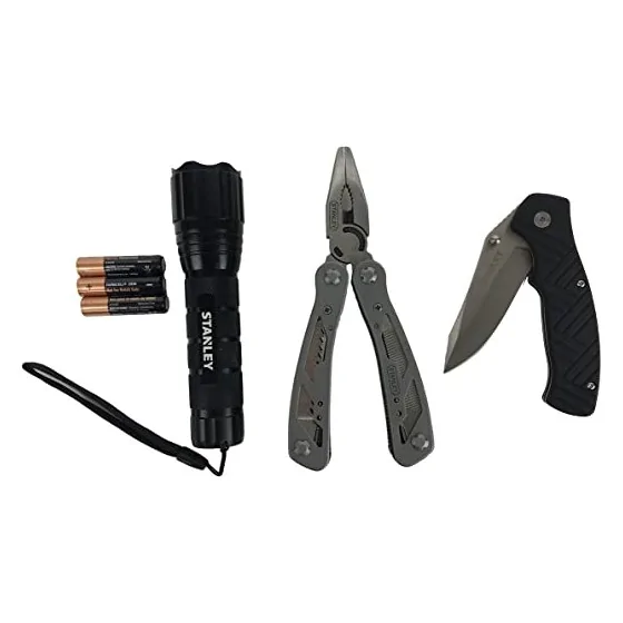 ZESTAW SURVIVALOWY, LATARKA,NÓZ,MULTITOOL - STHT81502-0.