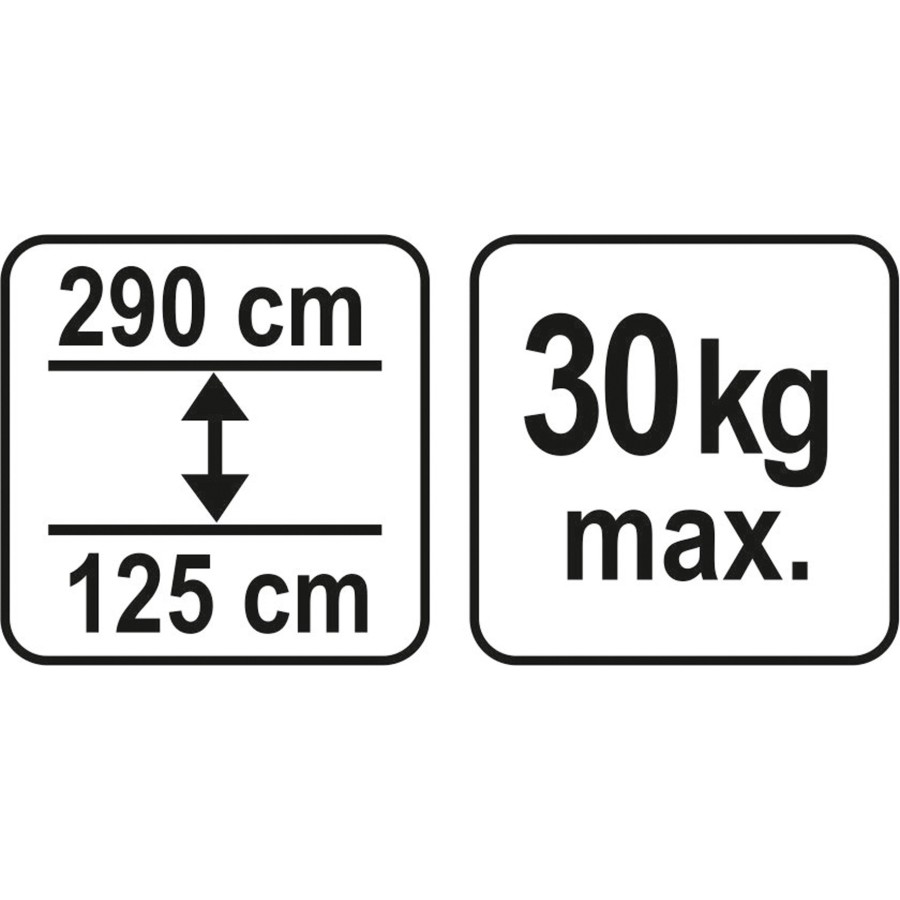 PODPORA TELESKOPOWA 125-290CM 