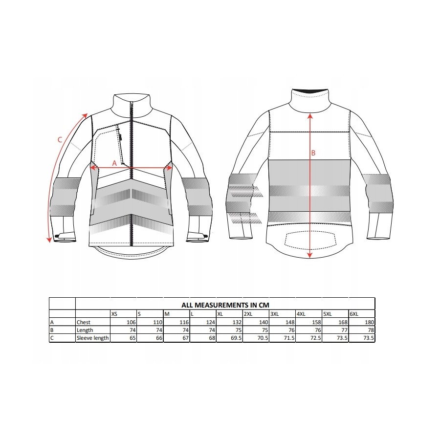 KURTKA OSTRZEGAWCZA SOFTSHELL PW375BKO ROZMIAR L - PW375BKOL.