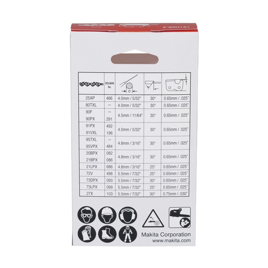 ŁAŃCUCH TNĄCY 10CM 80TXL 0,325'' SZER. ROWKA 1.1MM DUC101 