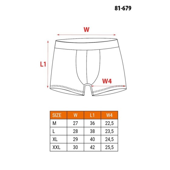 BOKSERKI BASIC 3-PACK ROZMIAR L - 81-679-L.